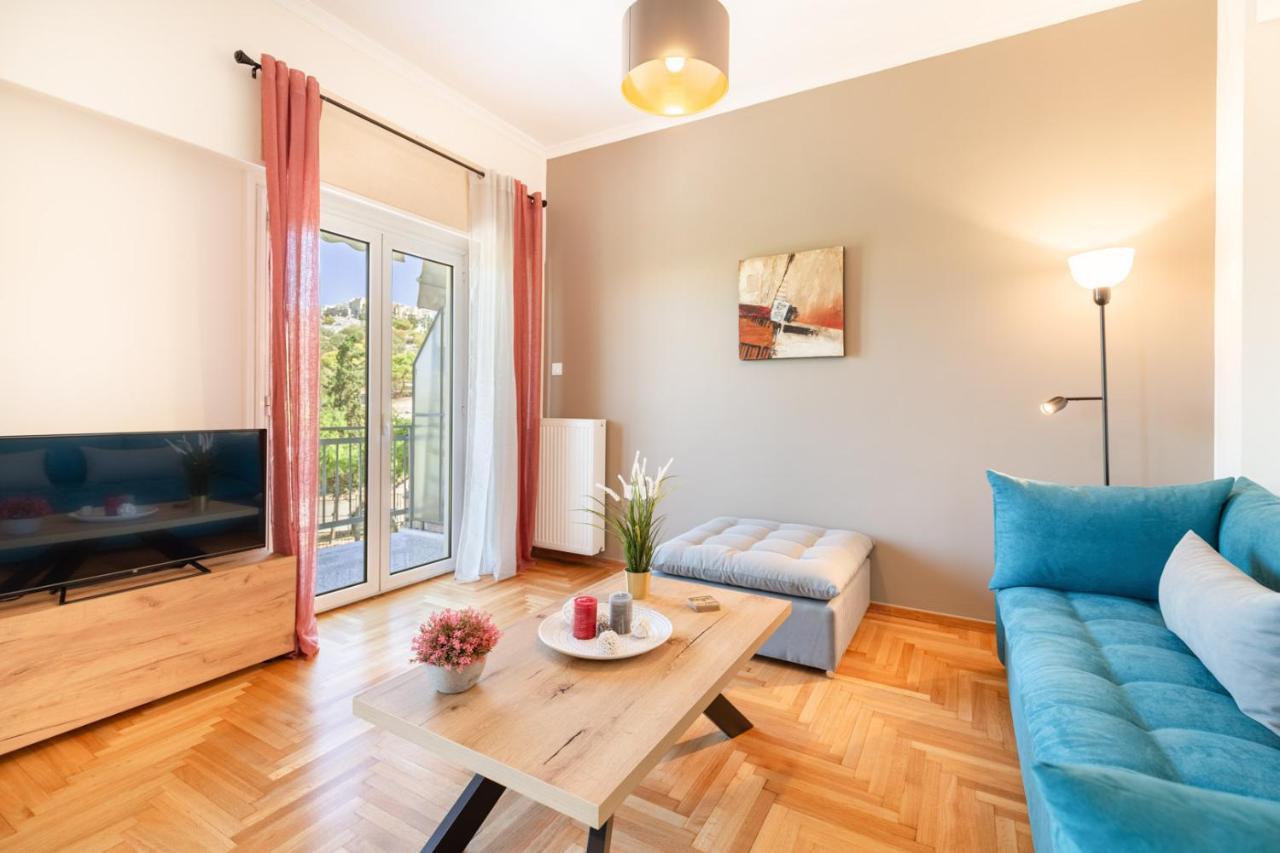 Katsanis Luxury Apt., Stunning View Of Acropolis Atenas Exterior foto